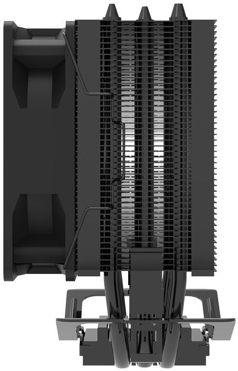Устройство охлаждения(кулер) Zalman CNPS4X Soc-AM5/AM4/1200/1700/1851 черный 4-pin 21-28dB Al+Cu 150