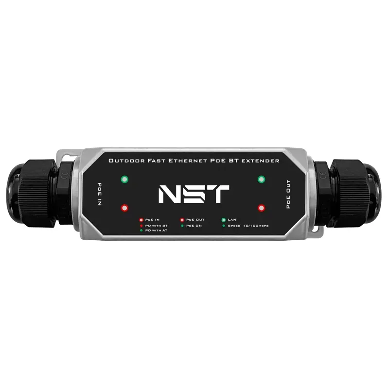 Уличный Ultra PoE удлинитель Fast Ethernet до 250м на 1 порт. Порты Ethernet: Вход - 1x10/100Base-T 