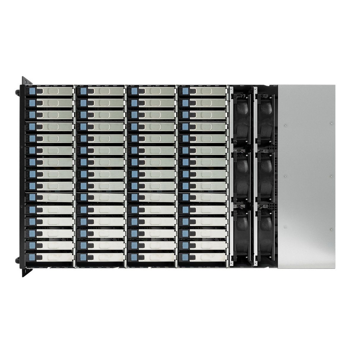 Корпус AIC J4060-04-35X_XJ1-40604-06, 4U 60x 3.5” hot-swap bays, hot-swap JBOD with dual SAS 12G exp