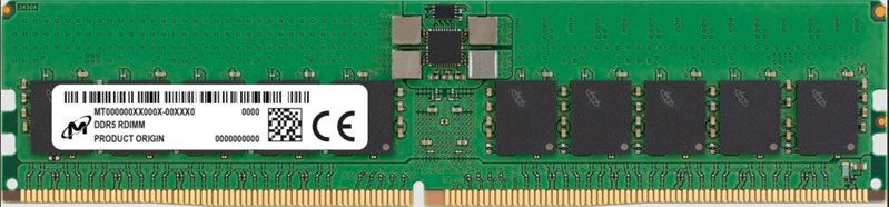 Оперативная память Micron DDR5 RDIMM 32GB 2Rx8 5600 MHz ECC Registered MTC20F2085S1RC56BD1, 1 year,