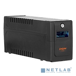 Exegate EP285568RUS ИБП ExeGate Power Smart ULB-650.LCD.AVR.EURO <650VA/360W, LCD, AVR, 2 евророзетк