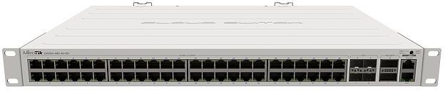Коммутатор MikroTik CRS354-48G-4S+2Q+RM 1x100Мбит/с 48x1Гбит/с 4SFP+ 2xQSFP+ управляемый