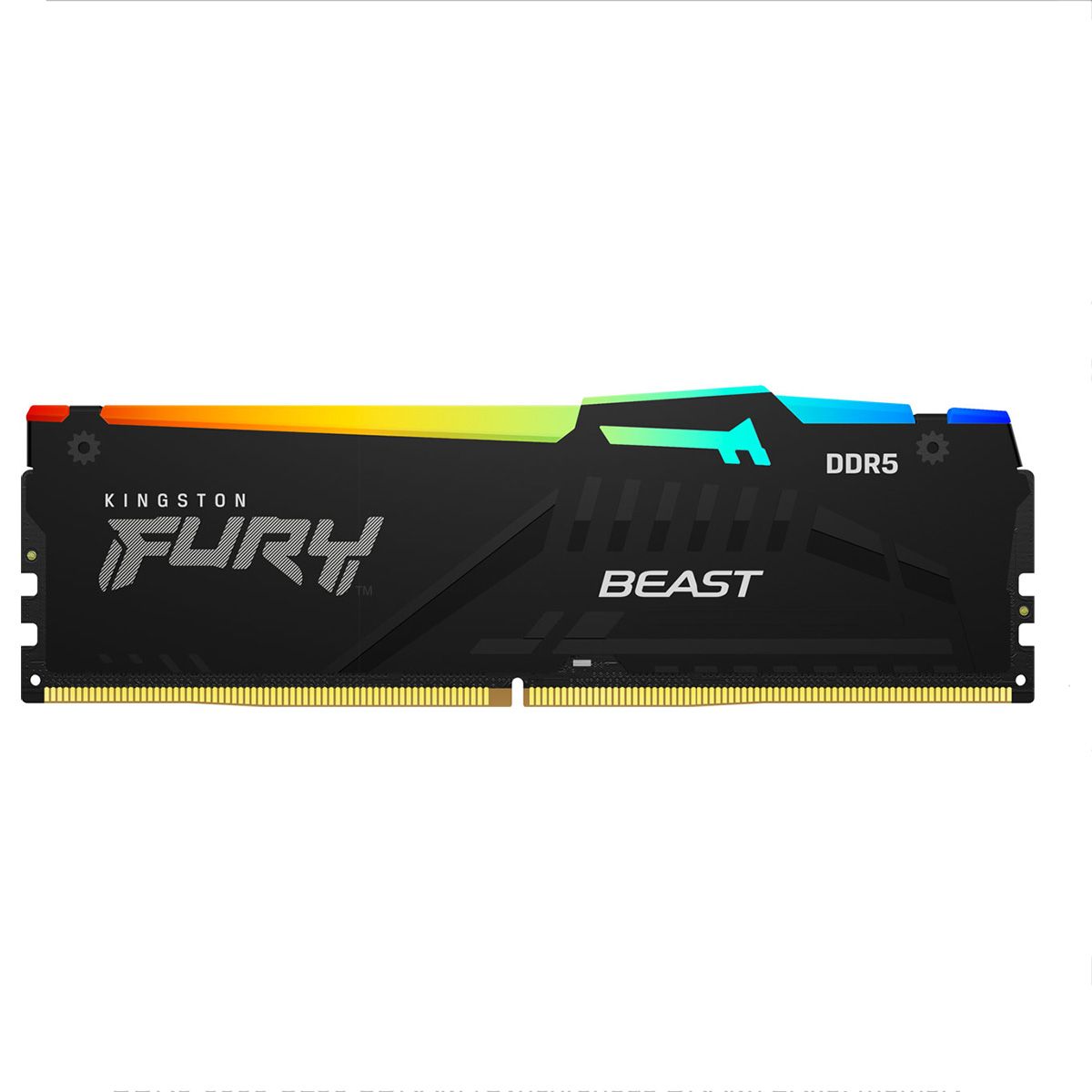 Память DDR5 32GB 6000MHz Kingston KF560C36BBEA-32 Fury Beast Black Expo RGB RTL Gaming PC5-48000 CL3