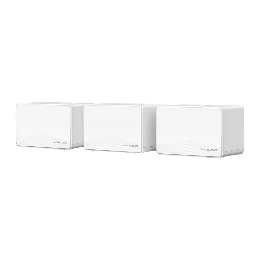 Бесшовный Mesh роутер Mercusys Halo H25BE (HALO H25BE(3-PACK)) BE3600 10/100/1000BASE-TX белый (упак