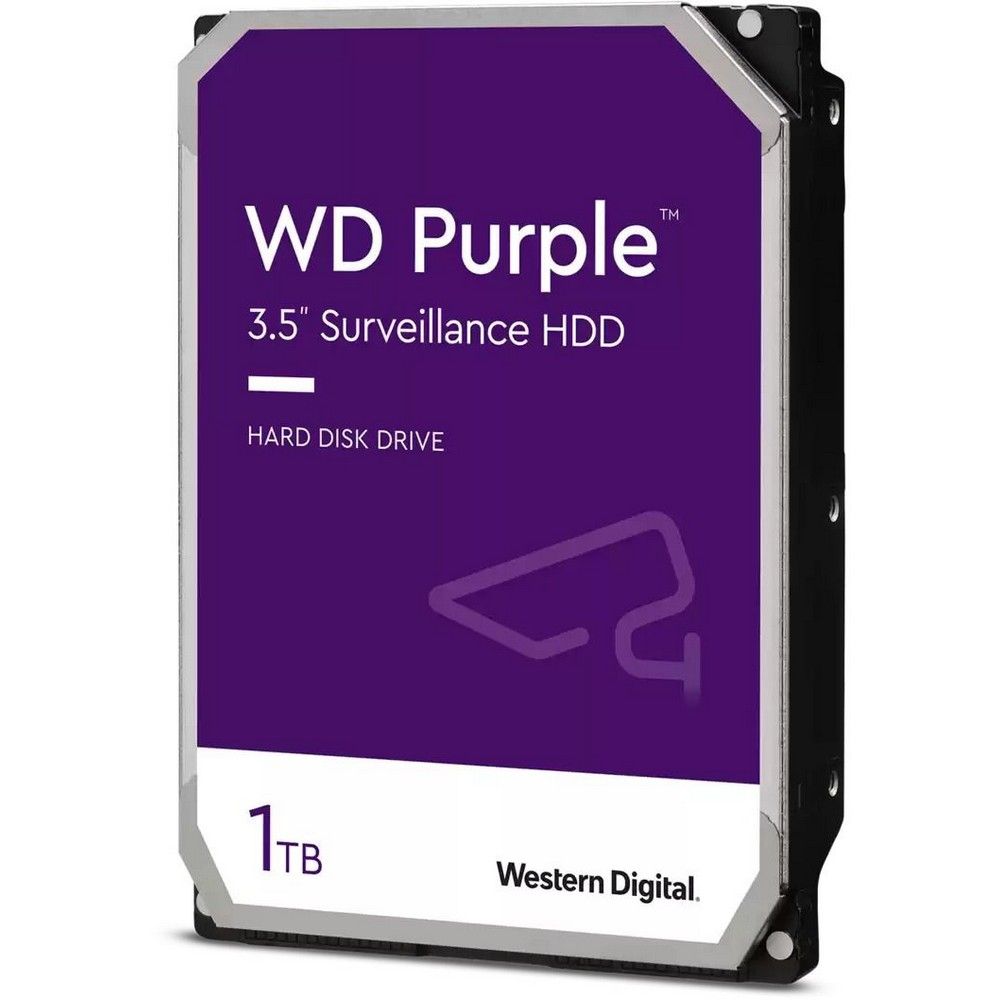 Жесткий диск WD SATA-III 1TB WD11PURZ Surveillance Purple (5400rpm) 64Mb 3.5"