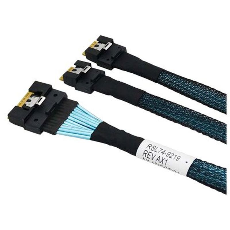 Кабель Lr-Link LRSF5454(8i/4i)-0.8M SFF-8654 8i/SFF-8654 4i*2-0.8M