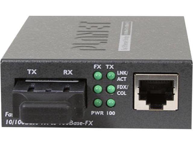 Медиа конвертер 10/100TX - 100Base-FX (SC) Single Mode Bridge Fiber Converter - 15KM, LFPT