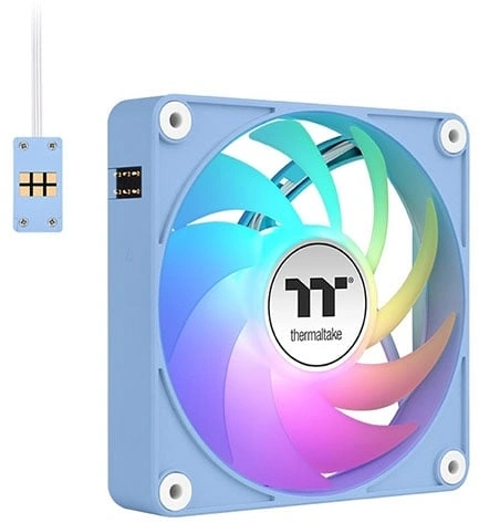 Вентилятор для корпуса Thermaltake CT140 EX Sync Hydrangea ARGB 140х140x25 синий 4-pin 30.7дБ (упак.