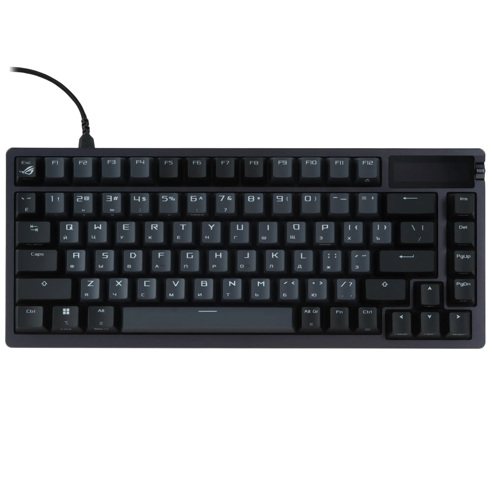 Клавиатура ASUS M701 ROG AZOTH ROG NX Snow ABS 75% USB 2.4GHz BT