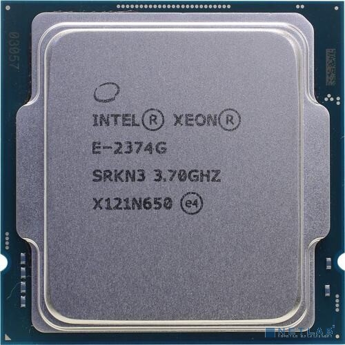 Xeon E-2374G 4 Cores, 8 Threads, 3.7/5GHz, 8M, DDR4-3200, Graphics, 80W OEM