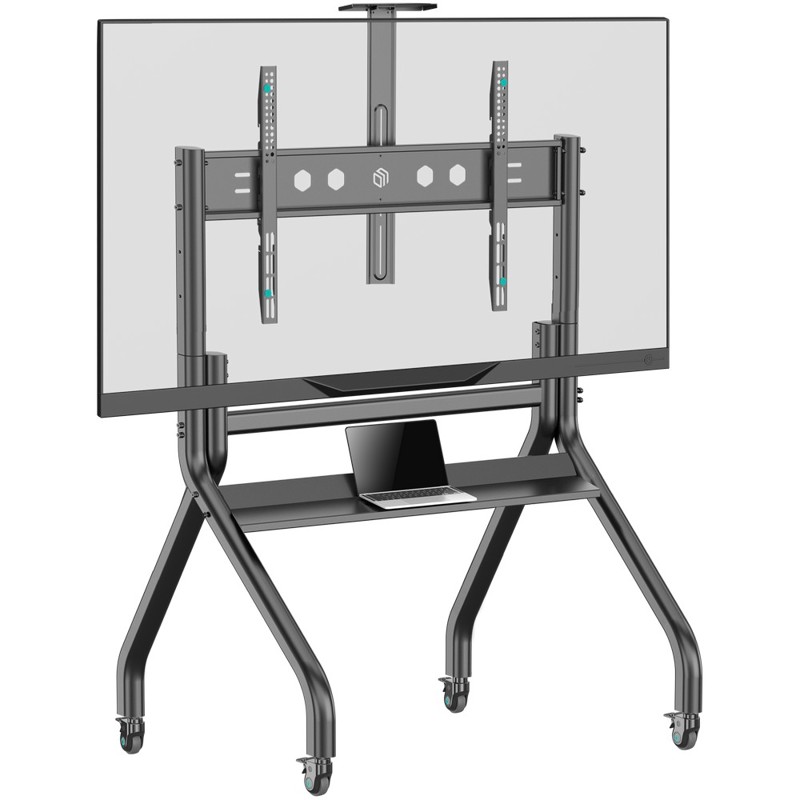 Стойка для телевизора Onkron TS2080 черный 60"-120" макс.150кг напольный мобильный