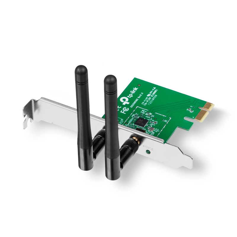 Сетевой адаптер Wi-Fi TP-Link TL-WN881ND N300 PCI Express (ант.внеш.съем) 2ант.