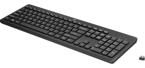 Клавиатура HP 230 черный USB беспроводная