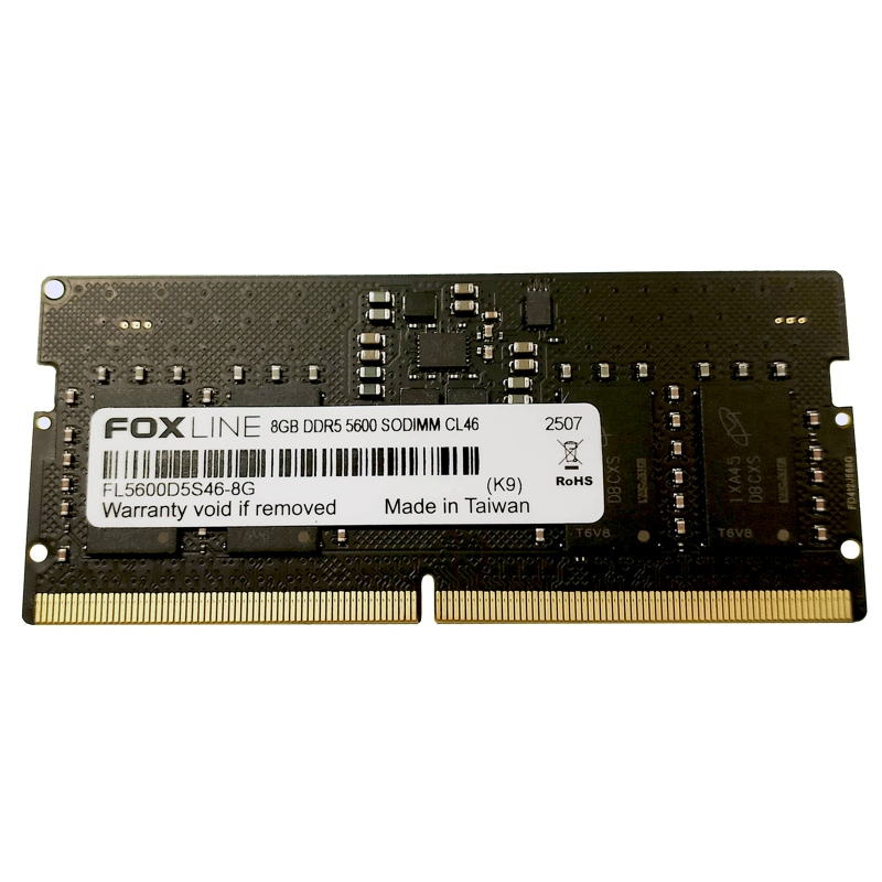 Память оперативная Foxline SODIMM 8GB 5600 DDR5 CL 46