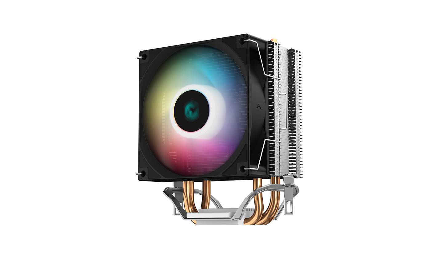 Устройство охлаждения(кулер) Deepcool AG300 LED RGB Soc-AM5/AM4/1200/1700/1851 серебристый 4-pin 18-
