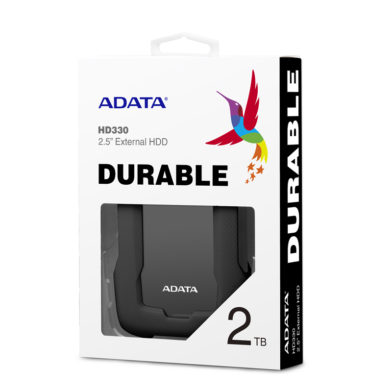 Жесткий диск A-Data USB3.0 1TB AHD330-1TU31-CBK HD330 DashDrive Durable 2.5" черный