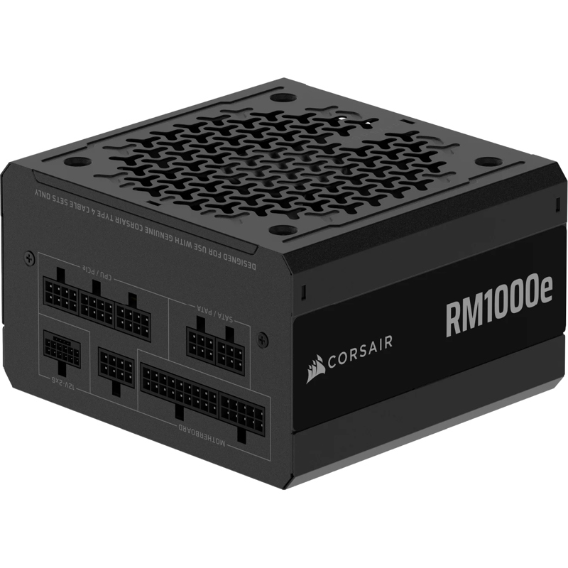 Блоки питания Corsair RM1000e, Model RPS0217, 1000W 80+ Gold (ATX, 3.1, PCIe 5.1, Full modular, 1x24