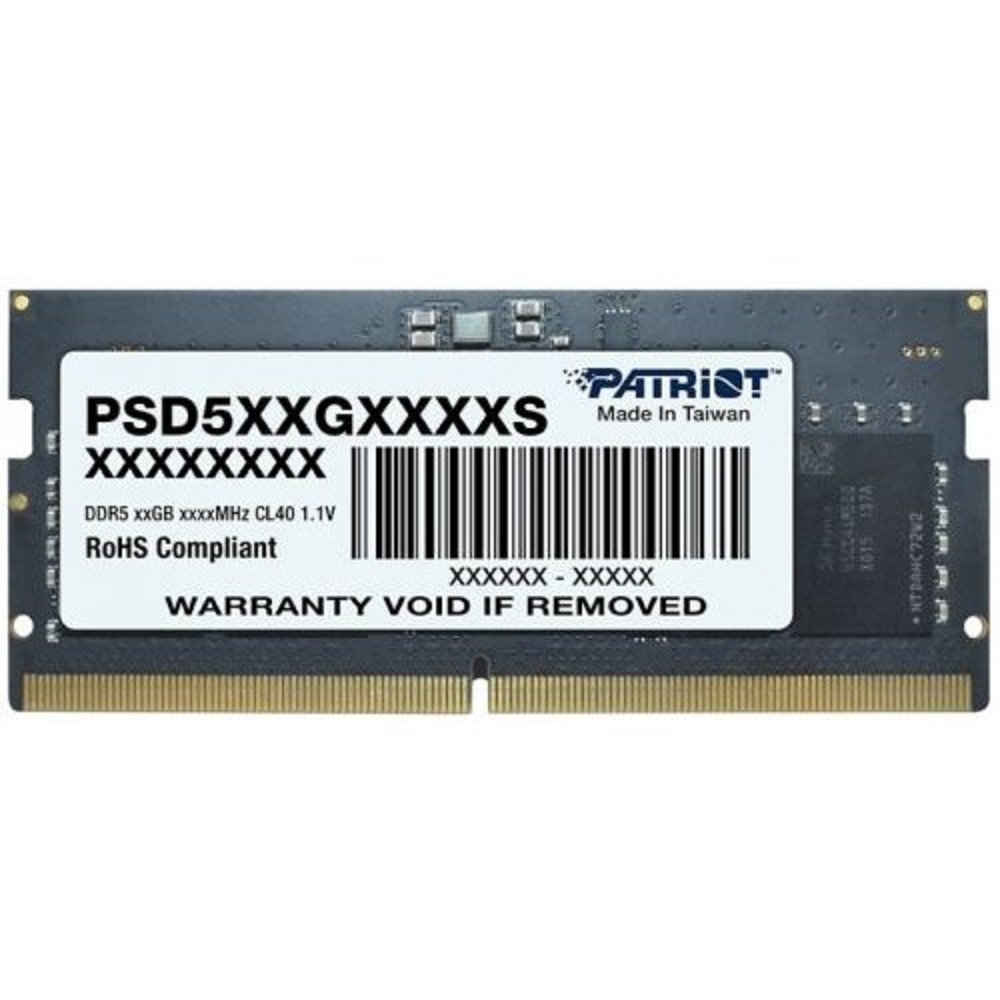 Память DDR5 8Gb 4800MHz Patriot PSD58G480041S RTL PC5-38400 CL40 SO-DIMM 260-pin 1.1В single rank Re