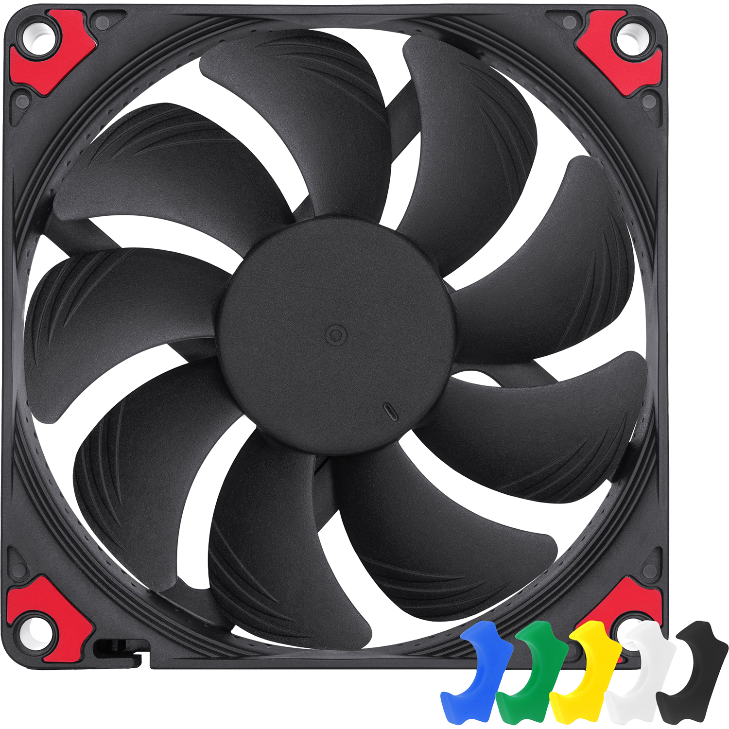 Кулер для корпуса/ Case Cooler Noctua NF-A9x14 HS-PWM chromax.black.swap (92x92x14mm, 4-pin PWM, 33.84CFM, 23.6dBA, 2500RPM, Black)
