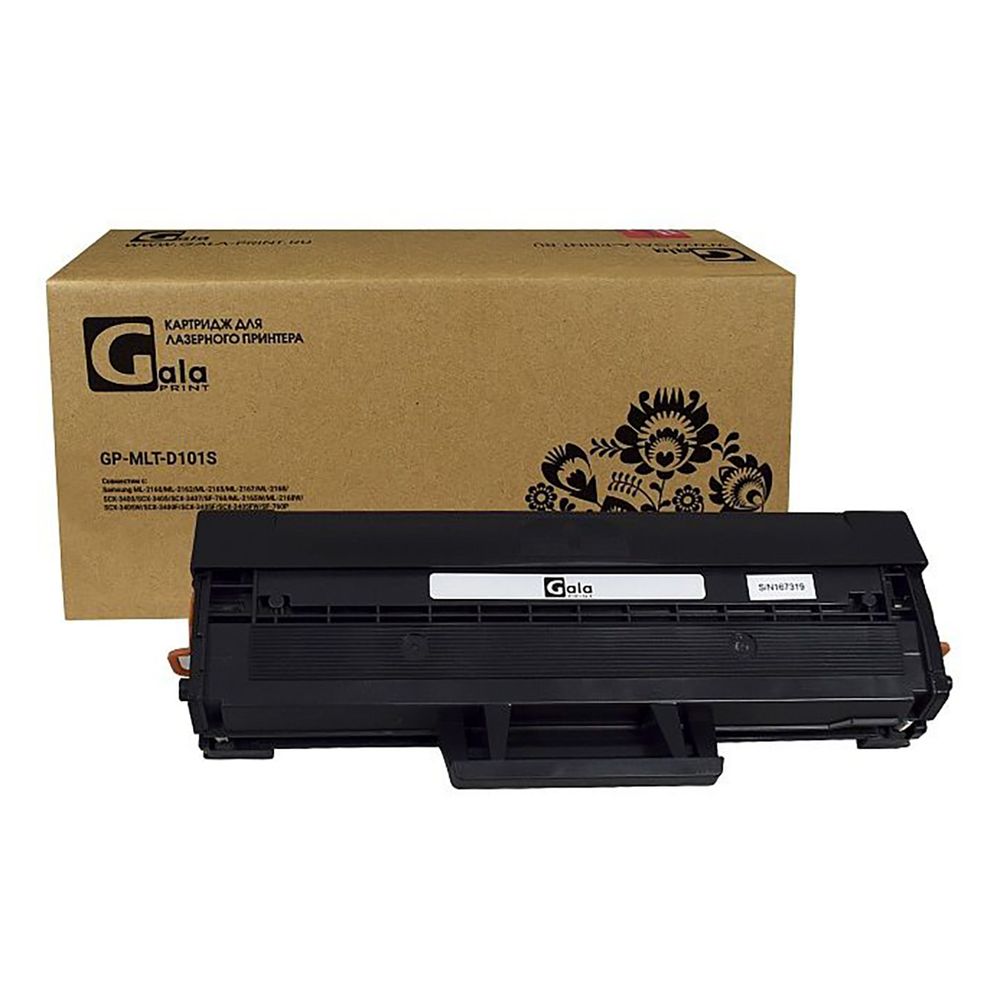 Картридж GalaPrint GP-MLT-D101S-New chip для принтеров Samsung ML-2160/ML-2162/ML-2165/ML-2167/ML-21