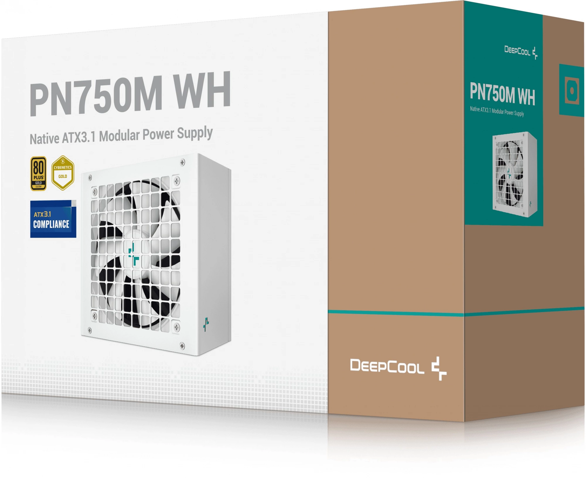 Блок питания Deepcool ATX 750W Game Storm PN750M WH V2 Gen.5 80+ gold (20+4pin) APFC 120mm fan 8xSAT