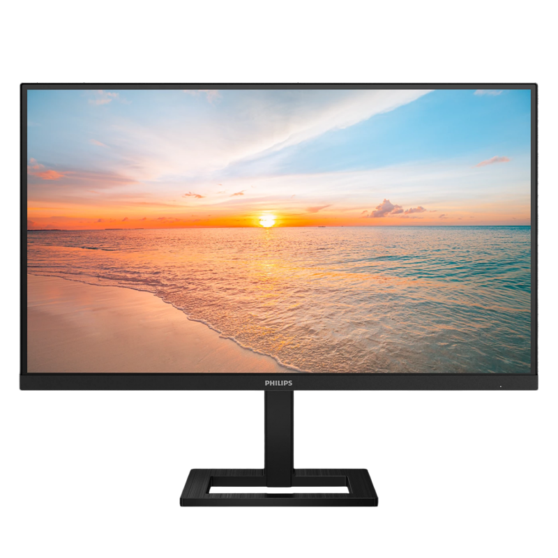 Монитор 27" PHILIPS 27E1N1800AE Black (3840x2160(UHD 4K) IPS, nonGLARE, 60 Hz, 350 cd/m2, H178°