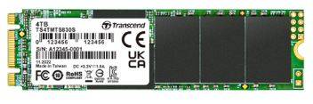 Твердотельный диск 4GB Transcend MTS830, M.2 2280, SATA, 3D TLC, with DRAM [R/W - 560/520 MB/s]