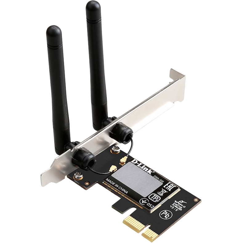 Адаптер беспроводной связи (Wi-Fi) D-Link DWA-548/C1A Беспроводной PCI Express адаптер N300