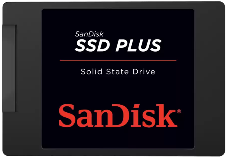 Твердотельный накопитель SanDisk SSD PLUS 2,5” SATA 1Tb, SDSSDA-1T00-G28, 1 year