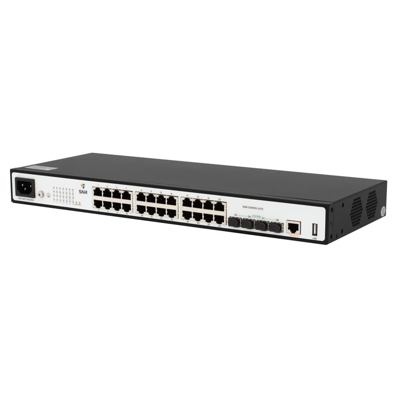 Коммутатор SNR SNR-S2989G-24TX (L2+) 24x1Гбит/с 4SFP+ управляемый