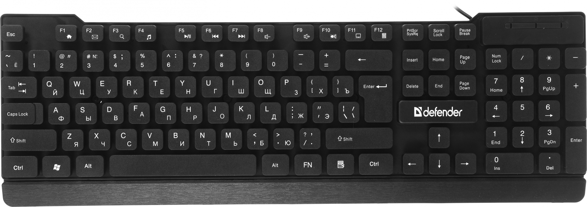 Клавиатура + мышь Defender York C-777 клав:черный мышь:черный USB Multimedia (45779)