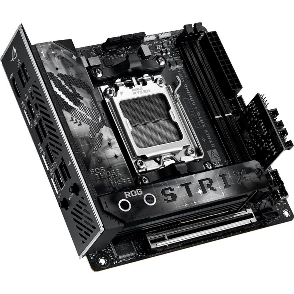 Материнская плата Asus ROG STRIX X870-I GAMING WIFI Socket AM5 AMD X870 2xDDR5 mini-ITX AC`97 8ch(7.
