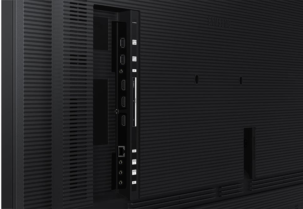 Панель Samsung 75" QB75B черный VA LED 8ms 16:9 HDMI M/M матовая 350cd 178гр/178гр 3840x1920 4K USB 