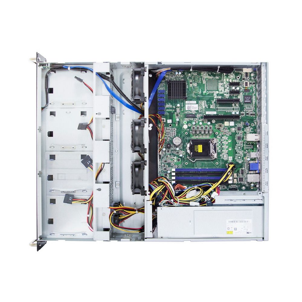 Корпус серверный AIC XE1-2KTS0-02 2U, 8xSATA/SAS HS 3,5/2,5" universal bay + 2x2,5" 7mm HS