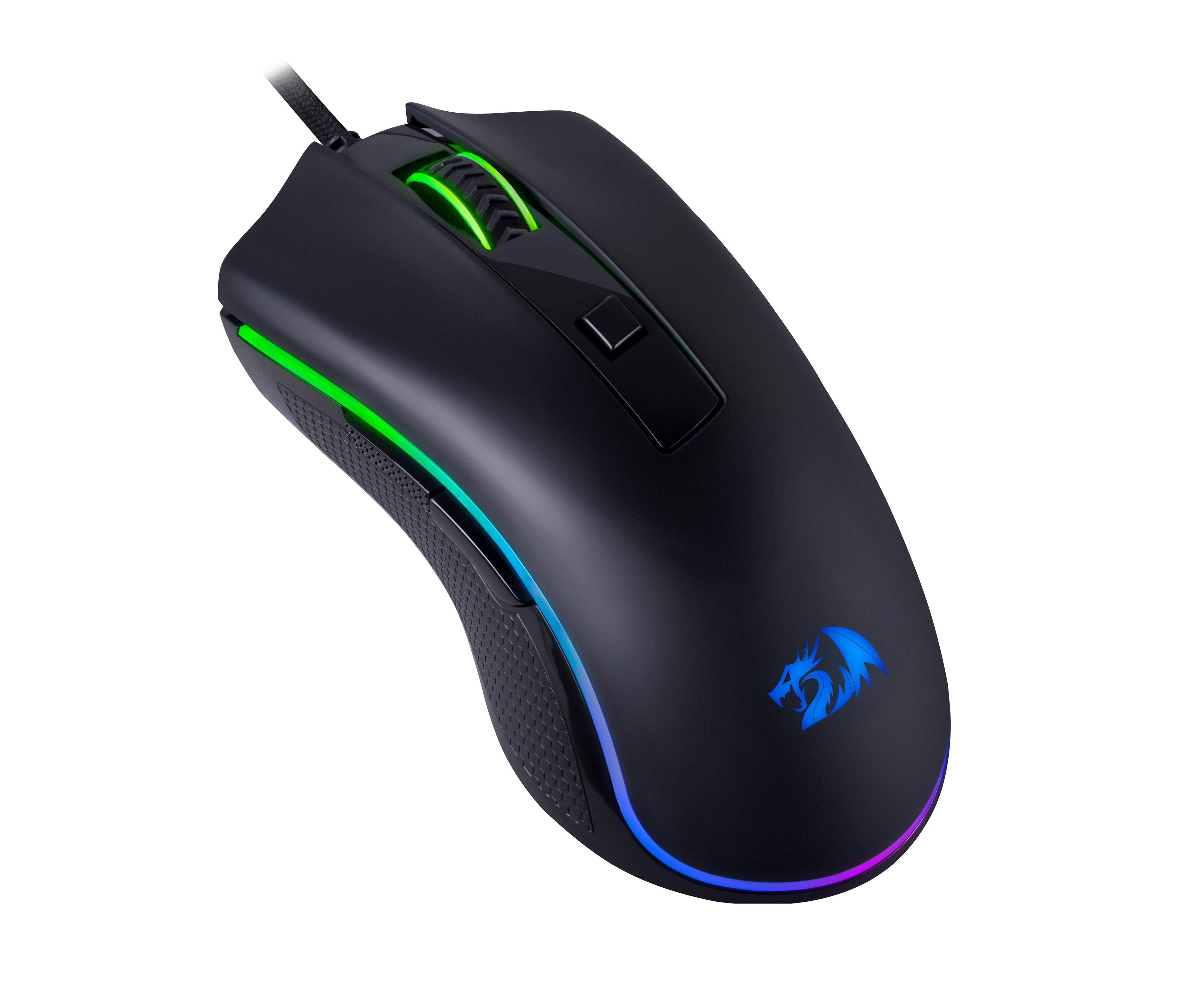 Мышь Redragon Cypher черный оптическая 12800dpi USB 6but (72075)