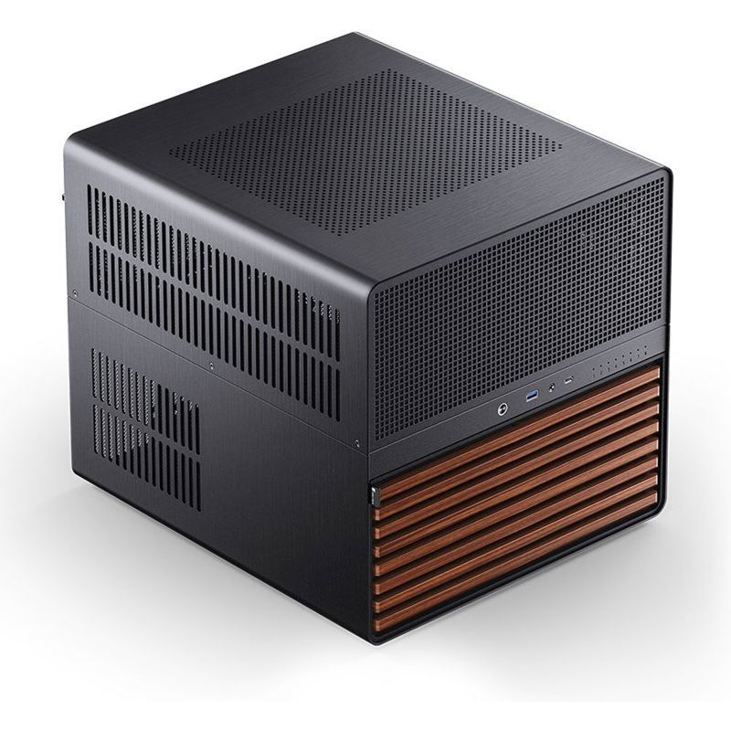 Корпус JONSBO N5, Mini-Tower, 3x120mm, 1xUSB-A 3.0 + 1xUSB-C 3.2, E-ATX, ATX, mATX, mITX Black