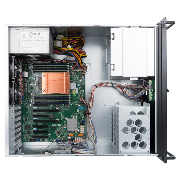 Корпус серверный InWin IW-R400-01N ________________ /USB3.0*2/Rear fan 8025mm 4200RPM*2/Front fan 80