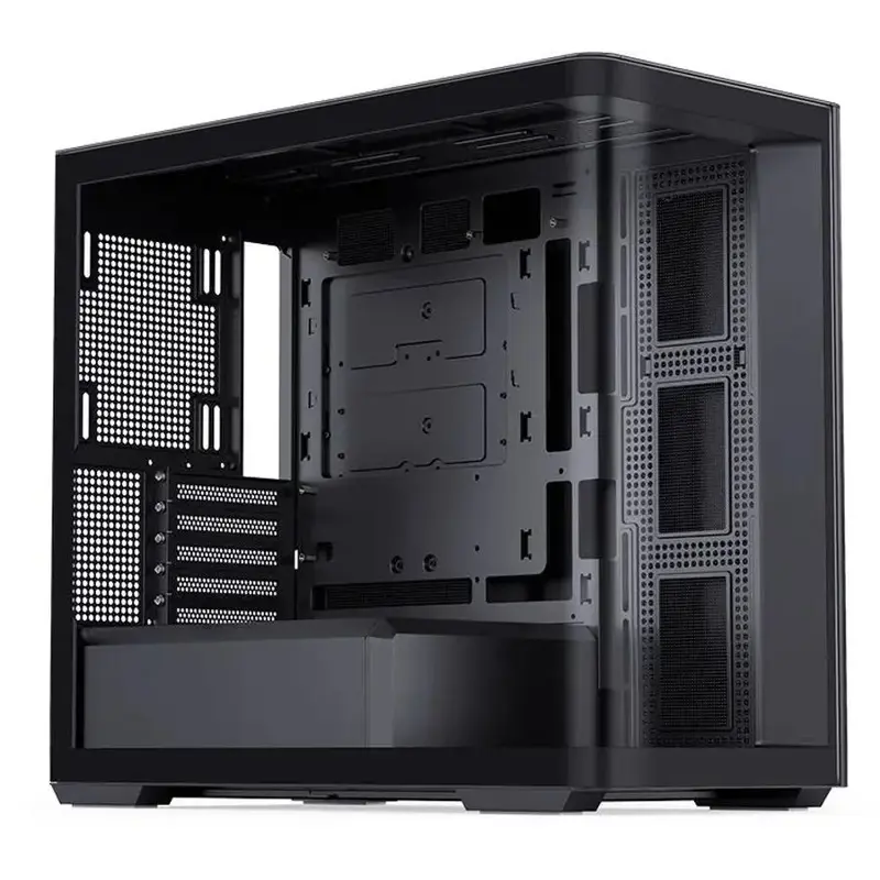 Корпус JONSBO D300, Mini-Tower, TG, no fan, 2xUSB-A 3.2 + 1xUSB-C 3.2, mATX, mITX Black