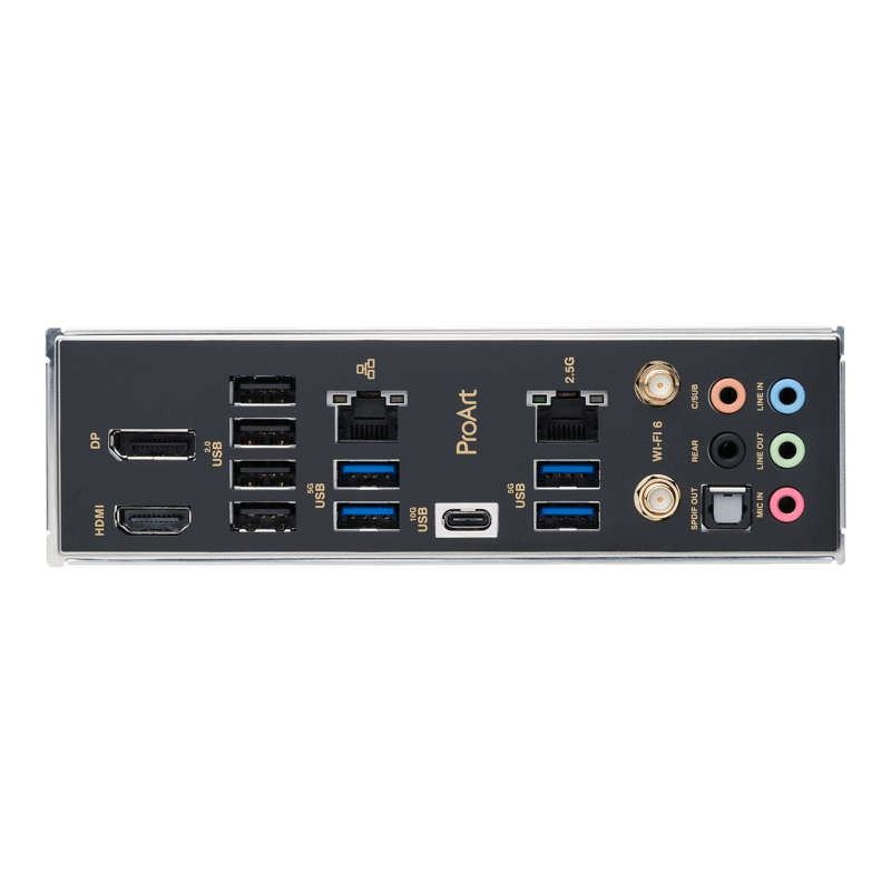 Материнская плата Asus PROART B760-CREATOR WIFI Soc-1700 Intel B760 4xDDR5 ATX AC`97 8ch(7.1) 1 x 2.