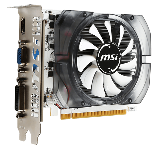 Видеокарта MSI PCI-E 2.0 N730-2GD3V3 NVIDIA GeForce GT 730 2Gb 128bit GDDR3 902/1600 DVIx1 HDMIx1 CR