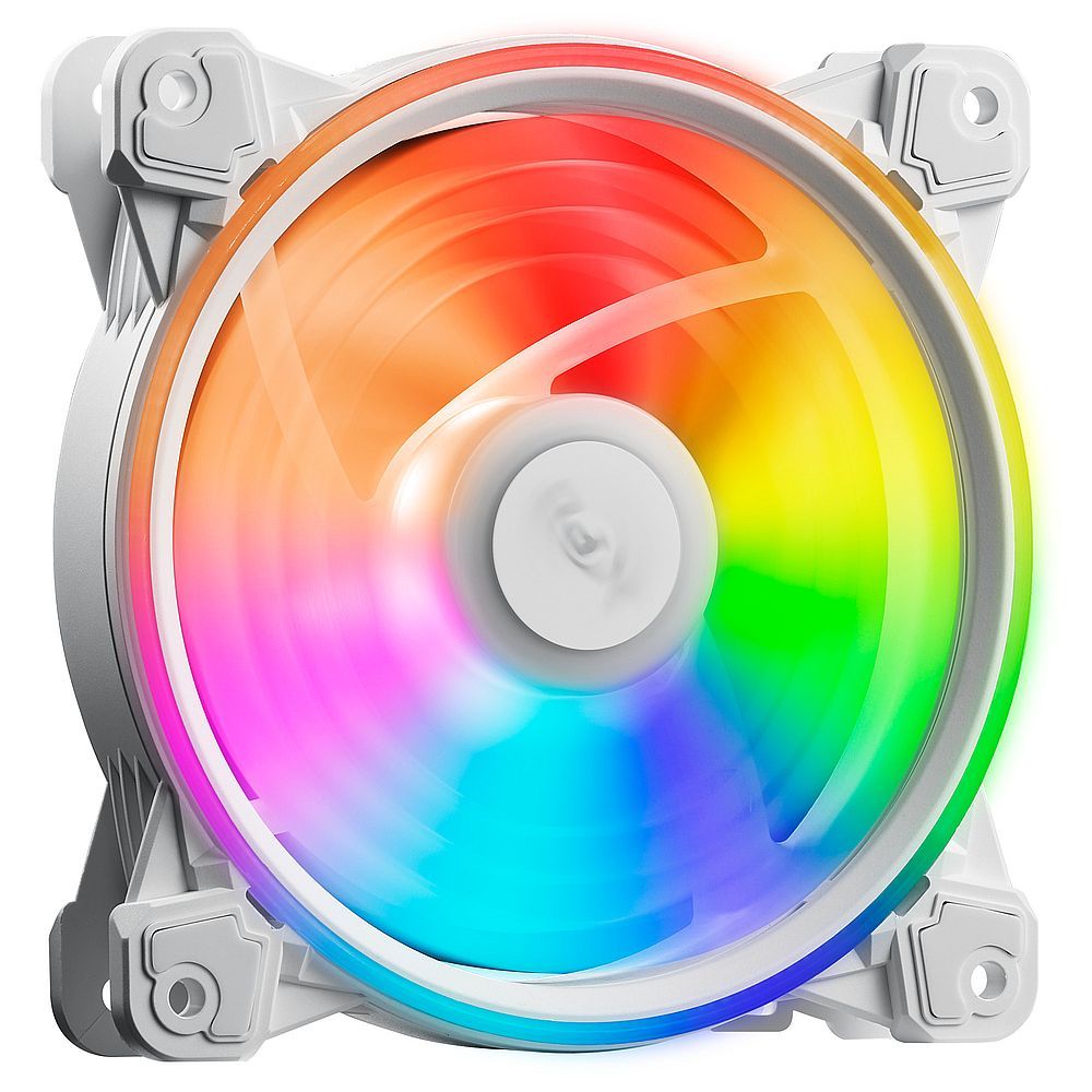 Вентилятор для корпуса A-DATA XPG HURRICANE 120 ARGB 120*120*25mm, 600-2000rpm, 61.5CFM, 18,17dBa, 4-pin PWM, белый HURRICANE120ARGBPWM-WHCWW
