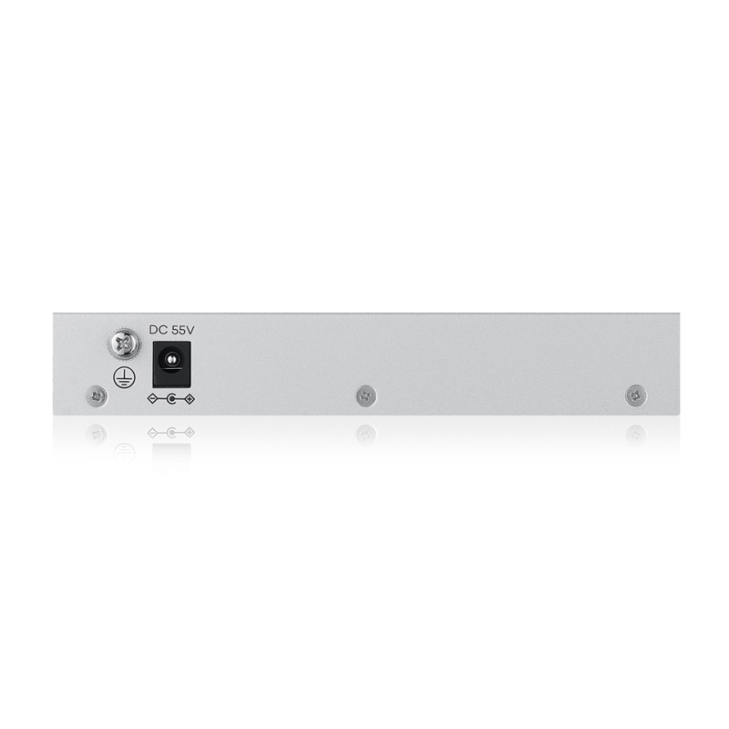 Коммутатор Web Smart L2 коммутатор Zyxel GS1200-5HPv3, 5xGE (4xPoE+), бюджет PoE 68 Вт, настольный, 