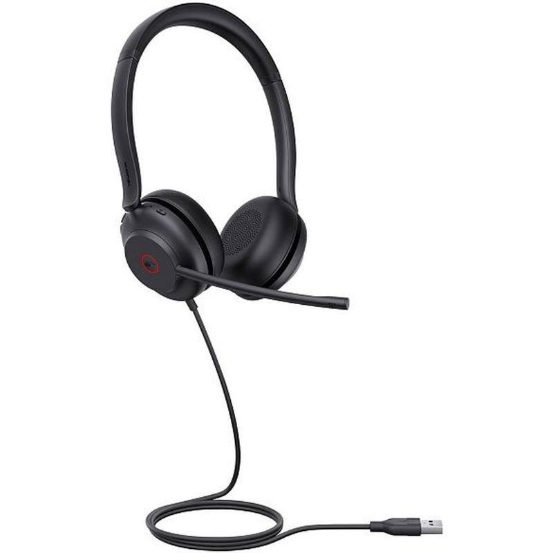 Гарнитура YEALINK UH35 Dual UC USB-C/A Дуо, Проводная, HD звук, шумоподавление, LED-индикатор, USB-C