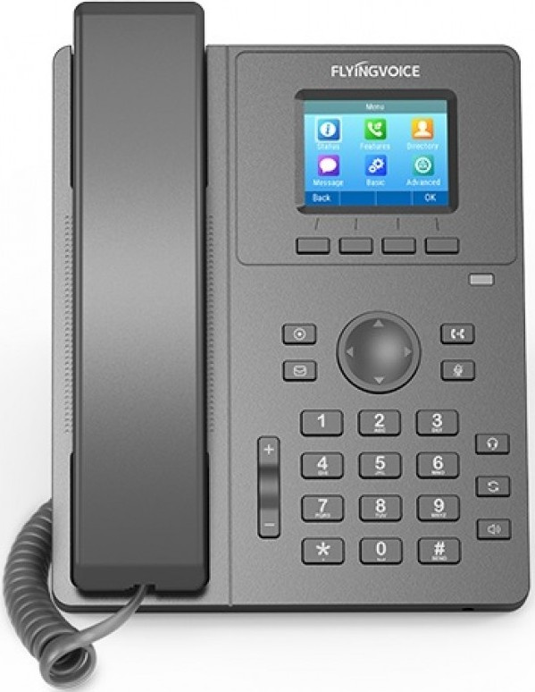 Телефон IP Flyingvoice P11P серый