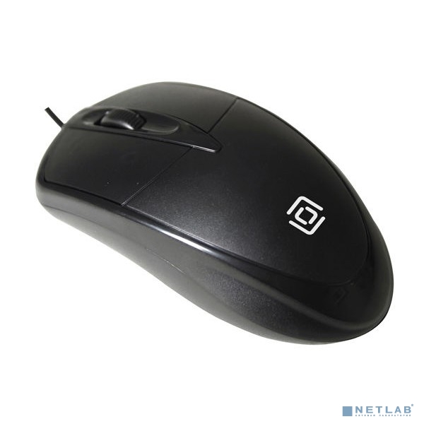 Мышь Оклик 125M черный оптическая 1200dpi USB 3but (1175317)