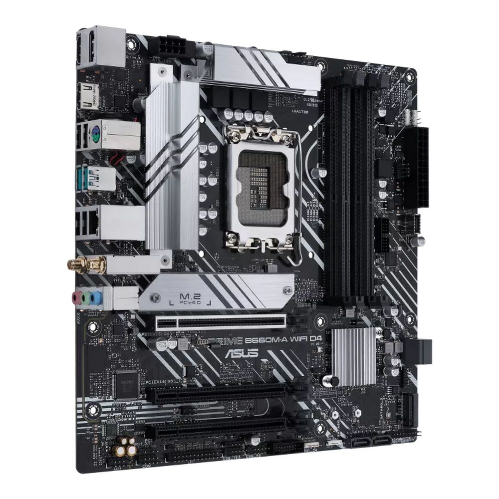 Материнская плата Asus PRIME B660M-A WIFI D4 Soc-1700 Intel B660 4xDDR4 mATX AC`97 8ch(7.1) GbLAN RA
