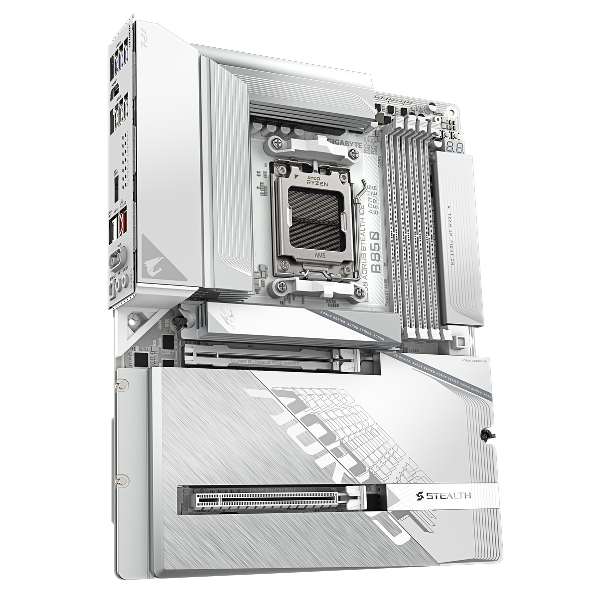 Материнская плата Gigabyte B850 AORUS STEALTH ICE, RTL