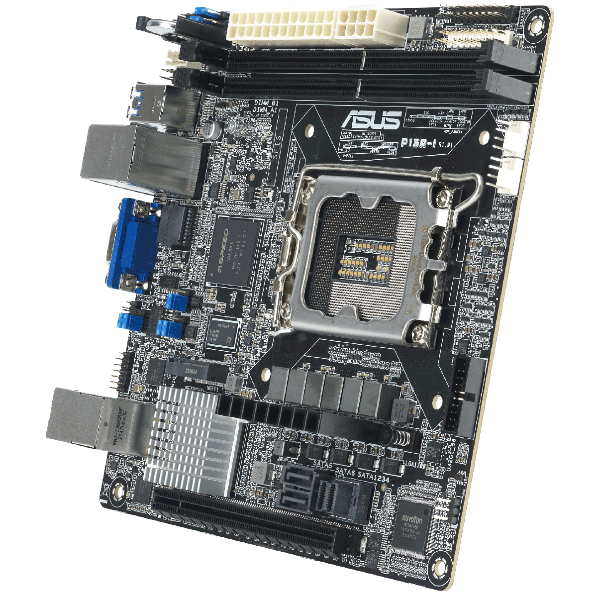 Материнская плата ASUS P13R-I LGA1700 mini-ITX 2xDDR5 PCIEx16 M.2 VGA 2xGLAN