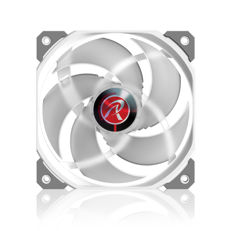 Вентилятор корпусный Raijintek AGERAS 12 ARGB-1 (120x120x25mm, 4-pin PWM, 67.38CFM, 33dBA, 2200RPM, 