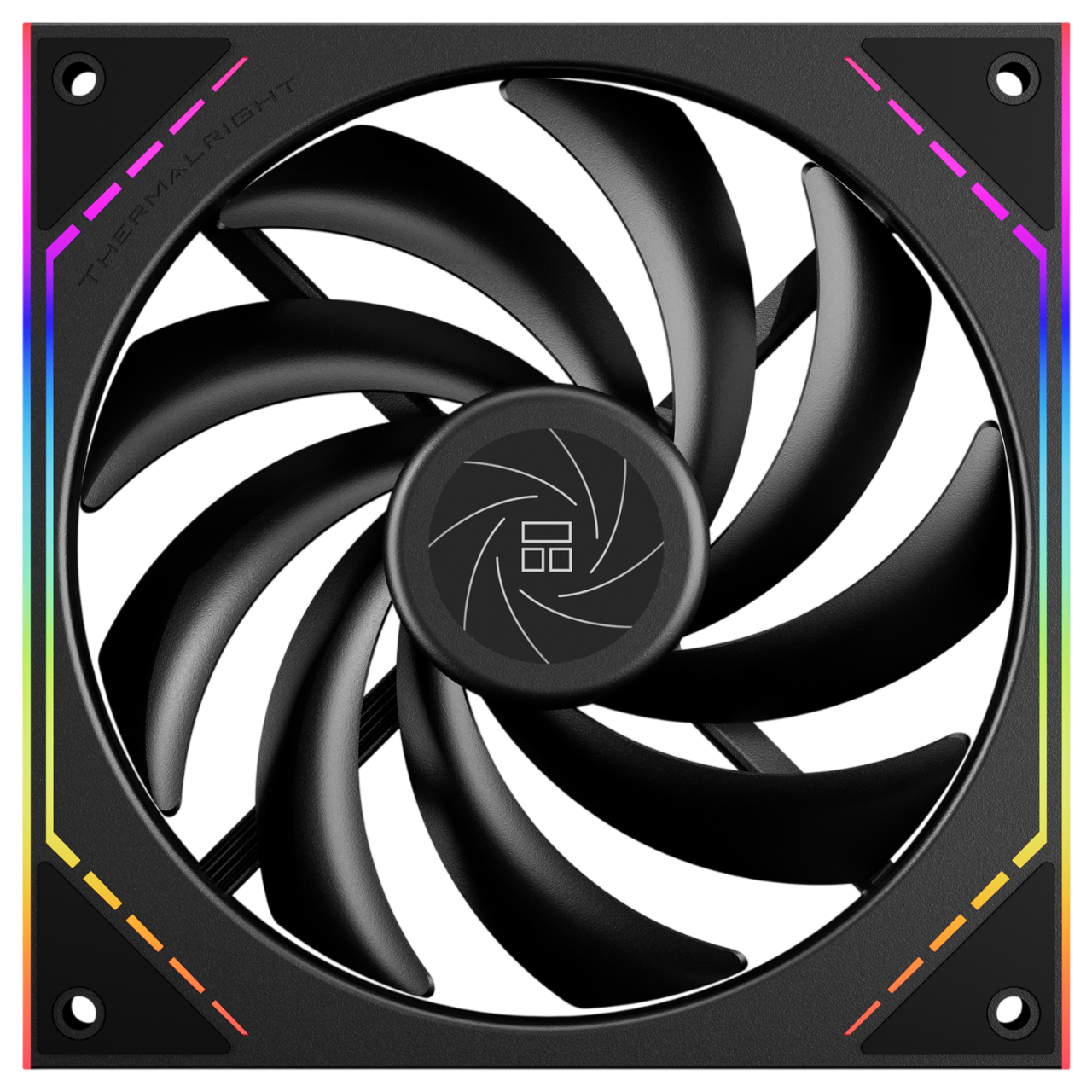 Кулер для корпуса Case Cooler Thermalright TL-M14 (140x144x25mm, 4-pin PWM, ARGB, 88.75CFM, 23.7dBA, 1500RPM, Black)